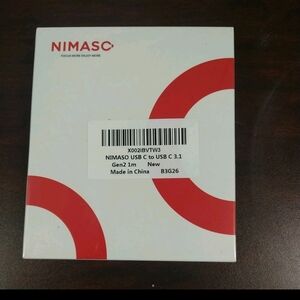NIMASO USB C to USB C 3.1 Cable